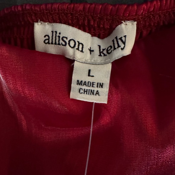 Chic Scarlet Puff Sleeve Baby Doll Mini Dress NWT 👠 - Picture 2 of 11